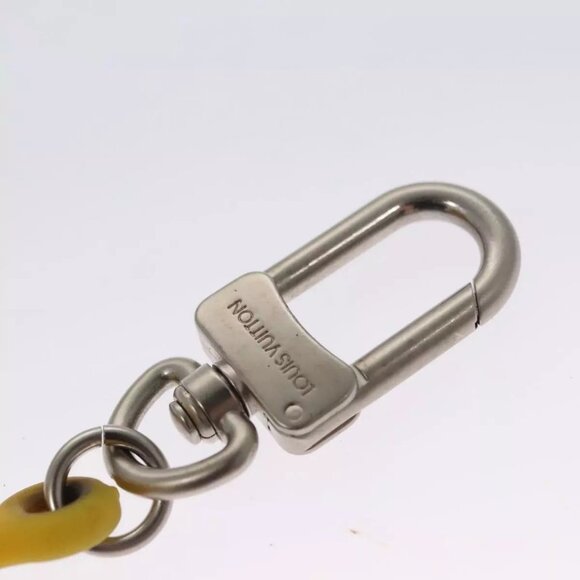 LOUIS VUITTON Charm metal Yellow LV Auth - Picture 11 of 16